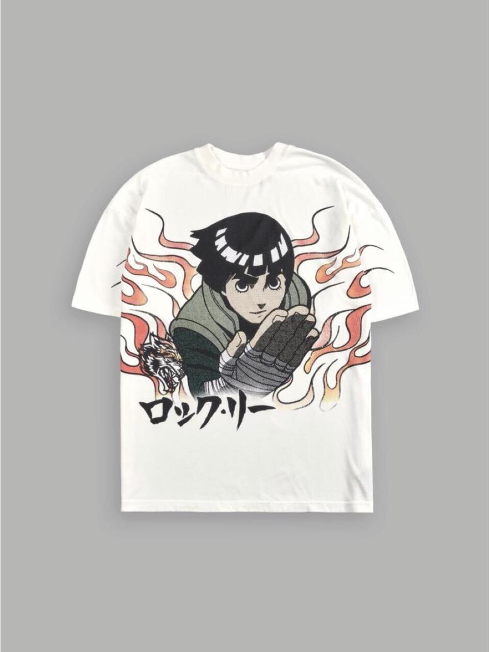 DARC SPORT X NARUTO X Rock Premium OS Tee in Cream. SIZE XL